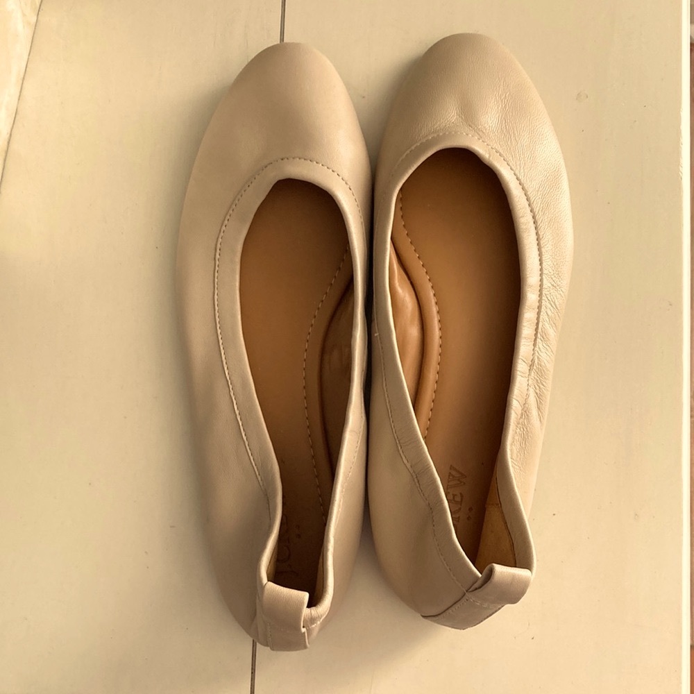 J Crew Anya Flats Size 9 Tan